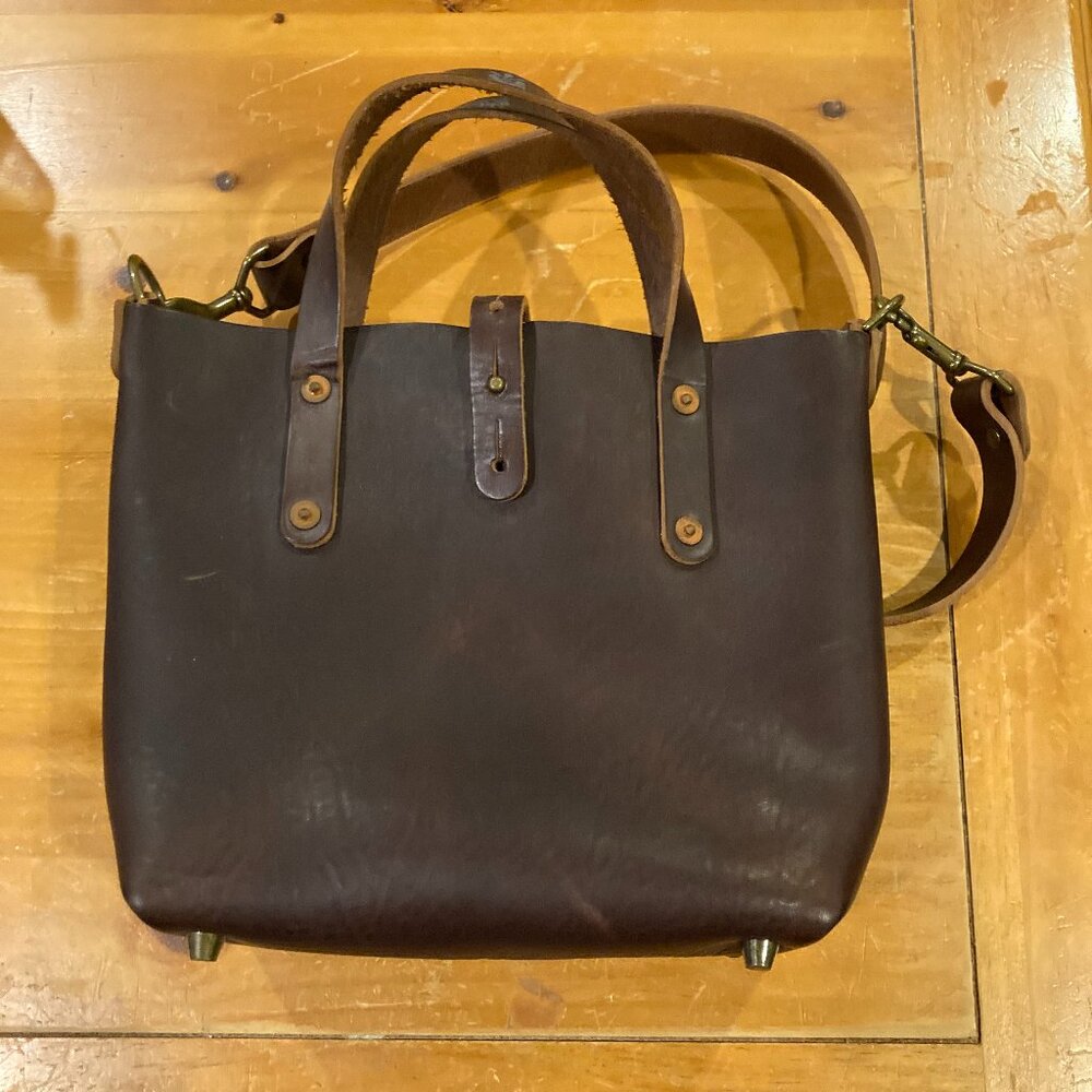 Go Forth Goods Mocha Mini Avery Crossbody Tote